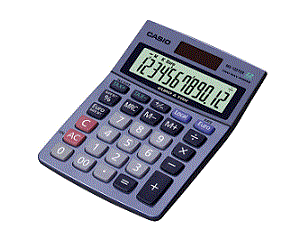 Настолен калкулатор CASIO MS 120TER Настолен калкулатор CASIO MS 120TER